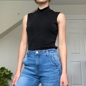 Vintage black sleeveless top